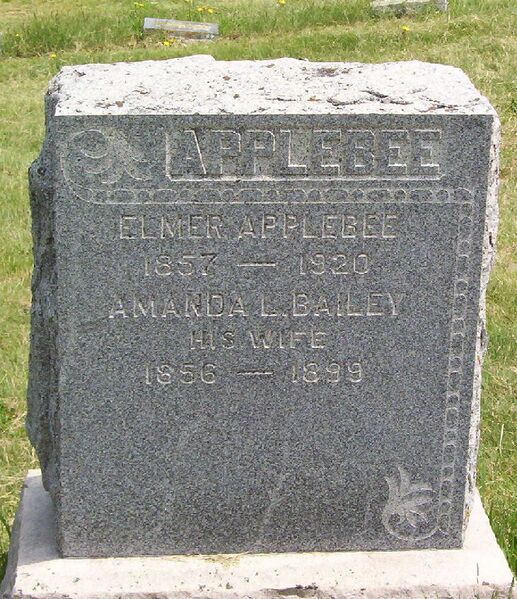 File:Elmer Applebee (Rear of Peter Applebee).JPG